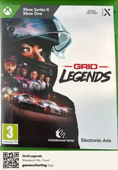 Grid Legends Xbox Series X, PAL box front