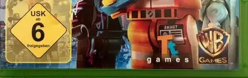 The LEGO Movie Videogame, the USK square on its front