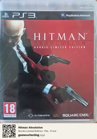 Hitman: Absolution PlayStation 3, PAL box front