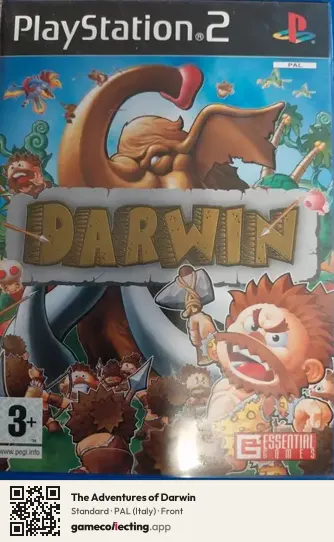 The Adventures of Darwin PlayStation 2, Italy box front