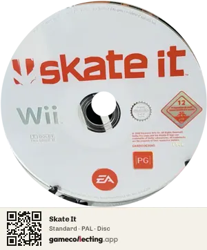 Skate It Nintendo Wii, PAL disc