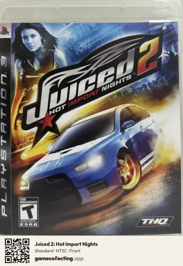 Juiced 2: Hot Import Nights PlayStation 3, NTSC box front