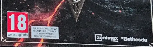 Elder Scrolls Online: Morrowind, the USK square on its front