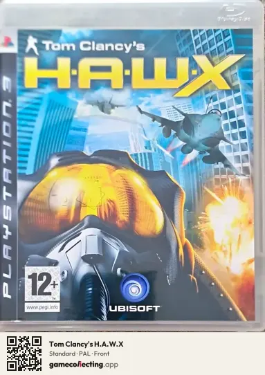 Tom Clancy's H.A.W.X PlayStation 3, PAL box front