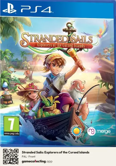 Stranded Sails: Explorers of the Cursed Islands PlayStation 4, PAL box front