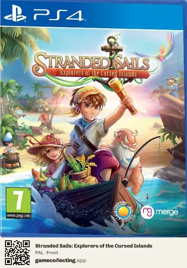 Stranded Sails: Explorers of the Cursed Islands PlayStation 4, PAL box front