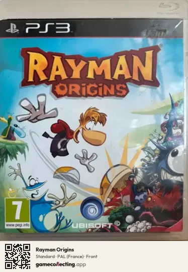 Rayman Origins PlayStation 3, France box front