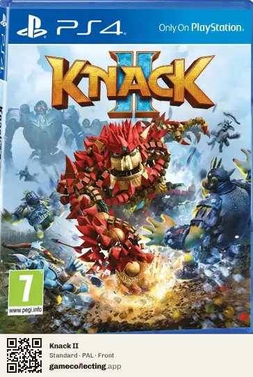 Knack II PlayStation 4, PAL box front