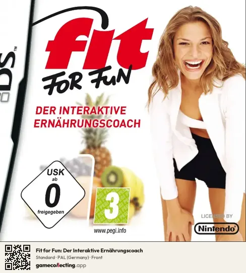 Fit for Fun: Der Interaktive Ernährungscoach Nintendo DS, Germany box front