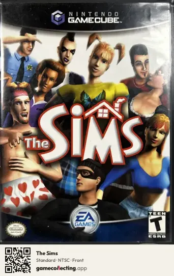 The Sims Nintendo GameCube, NTSC box front