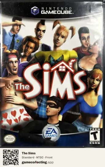 The Sims Nintendo GameCube, NTSC box front
