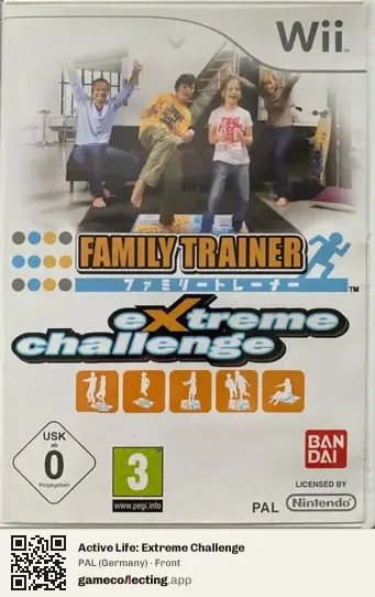 Active Life: Extreme Challenge Nintendo Wii, Germany box front