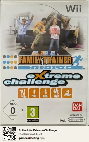 Active Life: Extreme Challenge Nintendo Wii, Germany box front