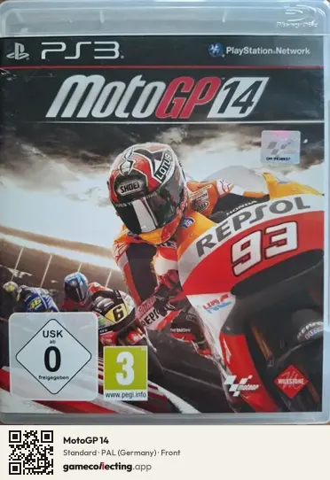 MotoGP 14 PlayStation 3, Germany box front