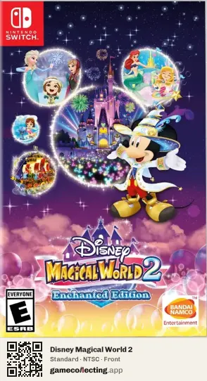 Disney Magical World 2 Nintendo Switch, NTSC box front