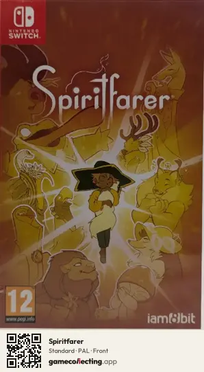 Spiritfarer Nintendo Switch, PAL box front