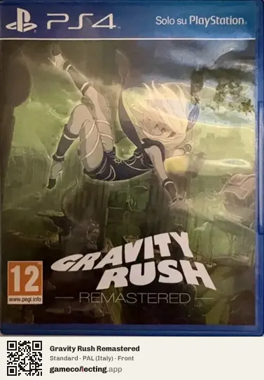 Gravity Rush Remastered PlayStation 4, Italy box front