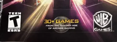 Midway Arcade Origins, the ESRB box on its front