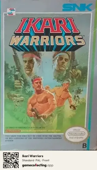 Ikari Warriors Nintendo Entertainment System, PAL box front