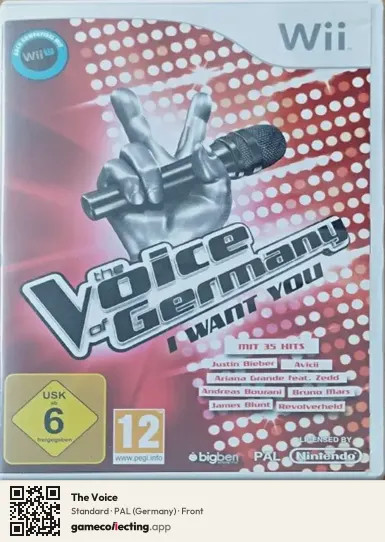 The Voice Nintendo Wii, Germany box front