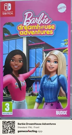 Barbie DreamHouse Adventures Nintendo Switch, PAL box front