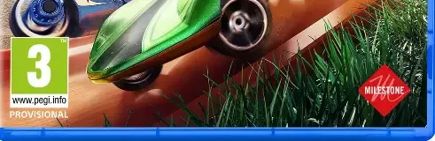 Hot Wheels Unleashed 2: Turbocharged, the PEGI square on its front