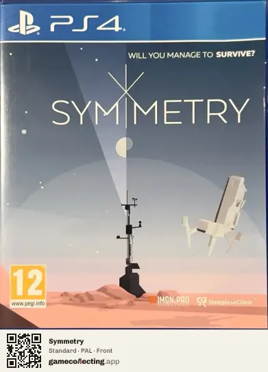 Symmetry PlayStation 4, PAL box front