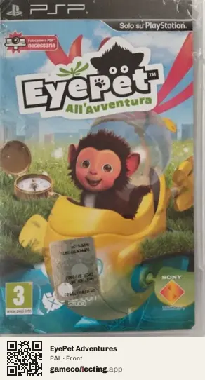 EyePet Adventures PlayStation Portable, PAL box front