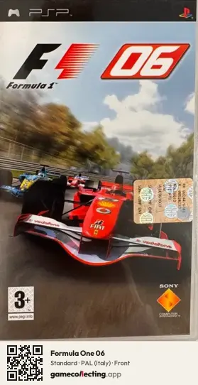 Formula One 06 PlayStation Portable, Italy box front