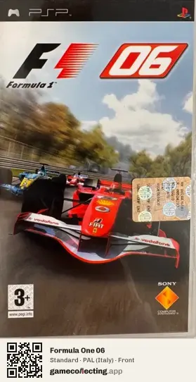 Formula One 06 PlayStation Portable, Italy box front