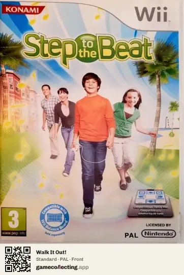 Walk It Out! Nintendo Wii, PAL box front