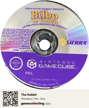 The Hobbit Nintendo GameCube, PAL disc