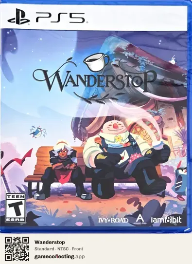 Wanderstop PlayStation 5, NTSC box front