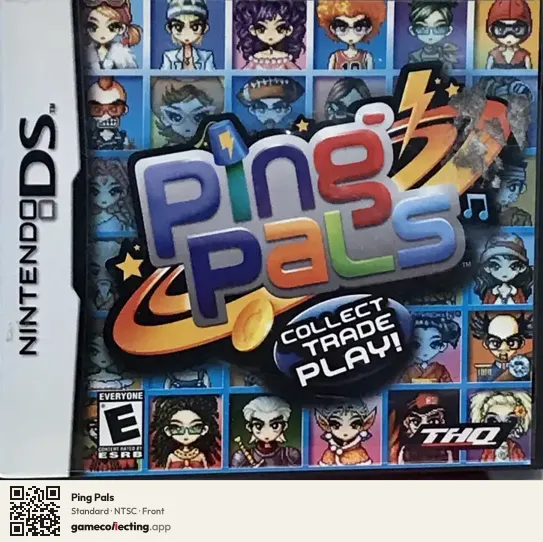 Ping Pals Nintendo DS, NTSC box front