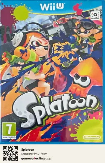 Splatoon Nintendo Wii U, PAL box front