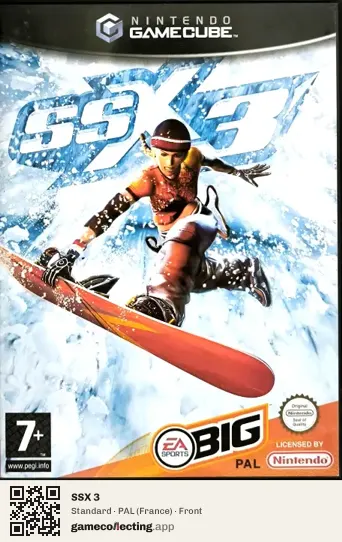 SSX 3 Nintendo GameCube, France box front