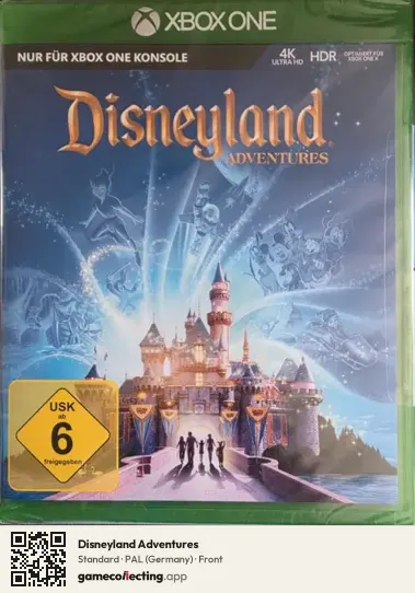 Disneyland Adventures Xbox One, Germany box front