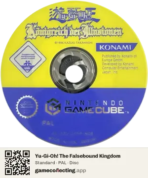 Yu-Gi-Oh! The Falsebound Kingdom Nintendo GameCube, PAL disc