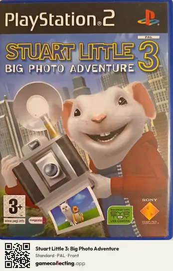 Stuart Little 3: Big Photo Adventure PlayStation 2, PAL box front