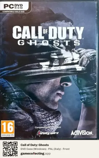 Call of Duty: Ghosts Computer, Italy box front