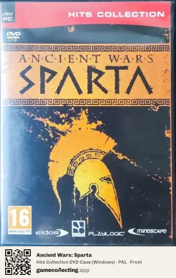 Ancient Wars: Sparta Computer, PAL box front