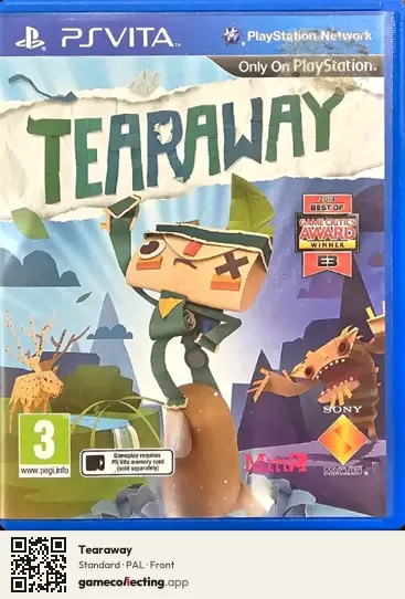 Tearaway PlayStation Vita, PAL box front