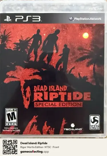 Dead Island: Riptide PlayStation 3, NTSC box front