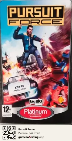 Pursuit Force PlayStation Portable, PAL box front