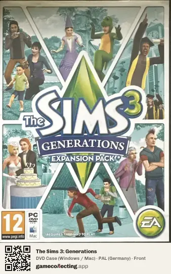 The Sims 3: Generations Computer, Germany box front