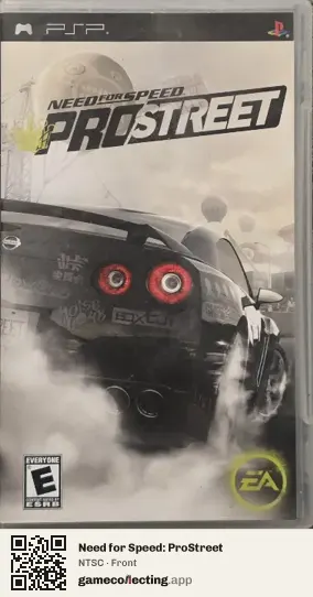 Need for Speed: ProStreet PlayStation Portable, NTSC box front