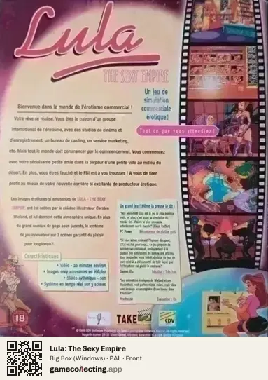 Lula: The Sexy Empire Computer, PAL box front