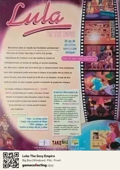 Lula: The Sexy Empire Computer, PAL box front
