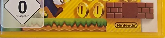 New Super Mario Bros. 2, the USK square on its front
