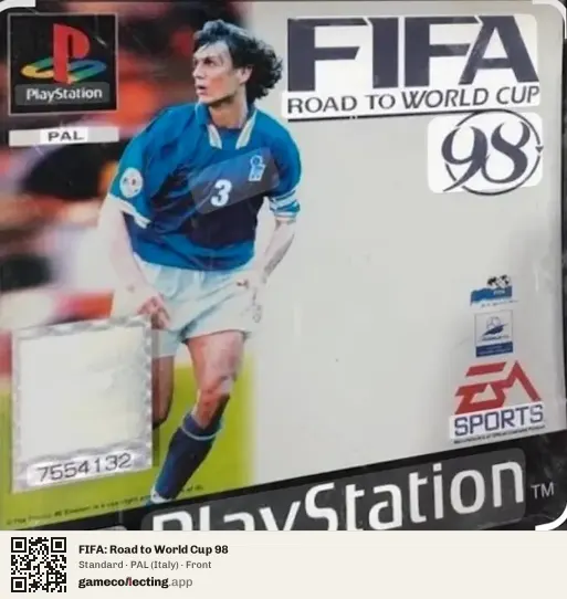 FIFA: Road to World Cup 98 PlayStation, Italy box front
